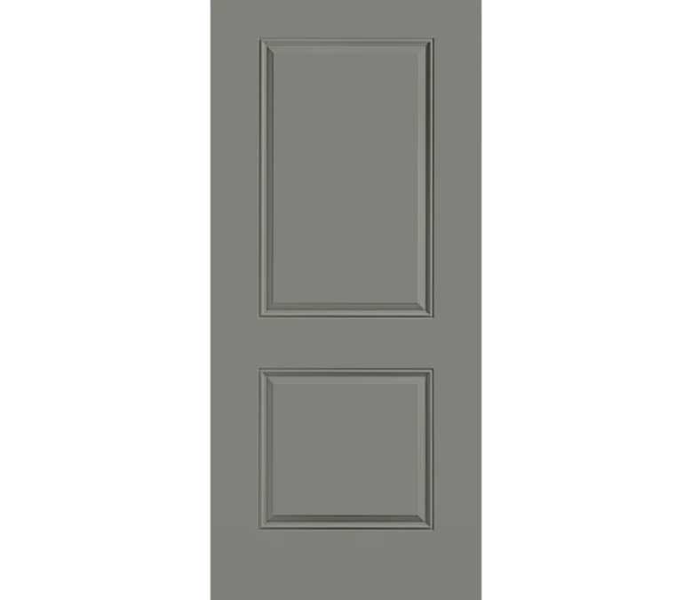 Gulf Shores 2 Panel Square Steel Entry Door