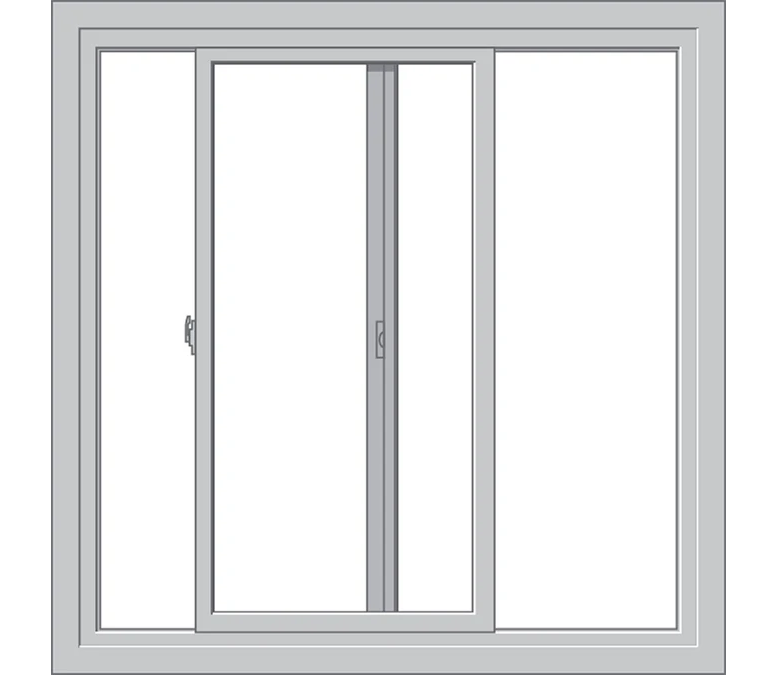 Gulf Shores Pella Hurricane Shield Series Vinyl Sliding Window