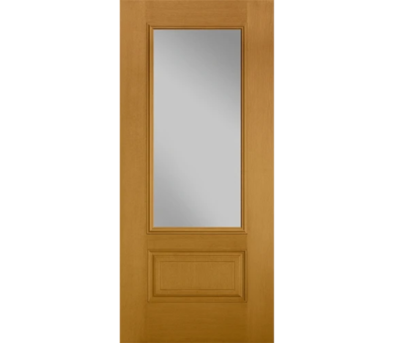 Gulf Shores Three Quaters light Fiberglass Entry Door